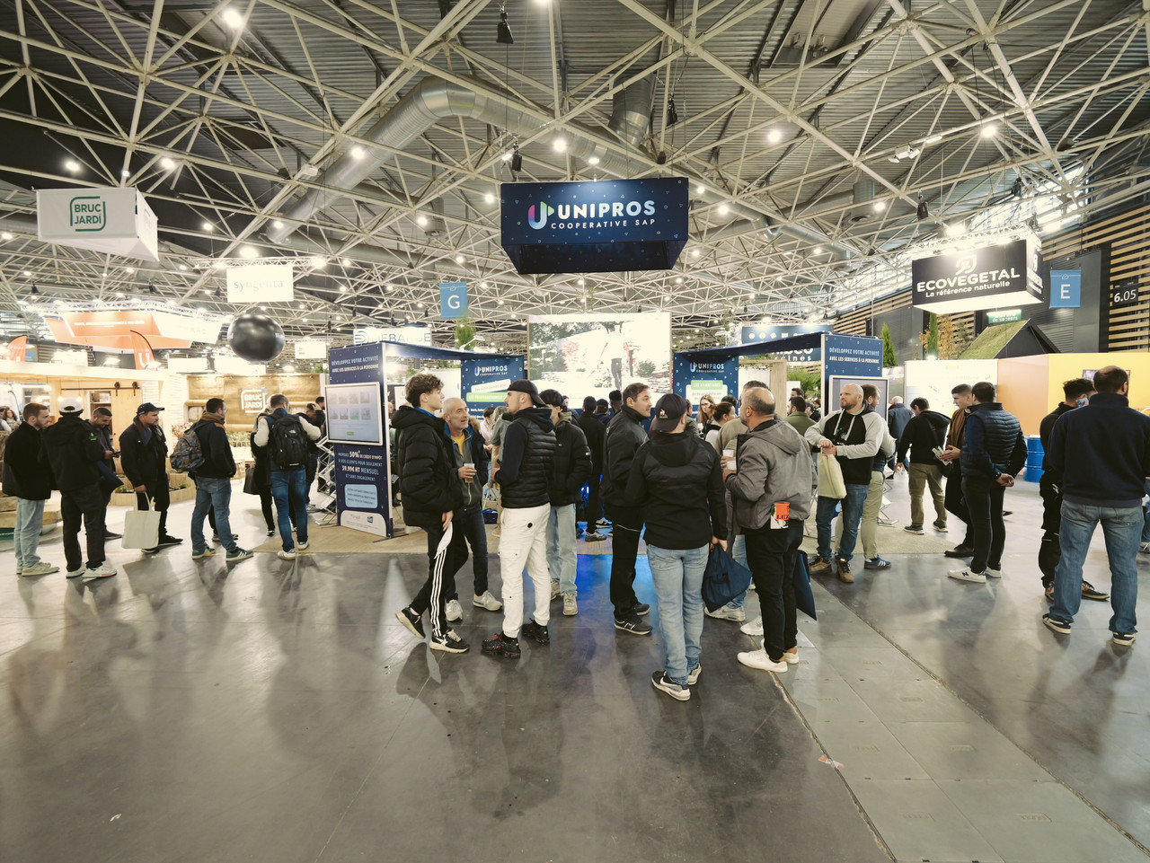 L'équipe Unipros en salon