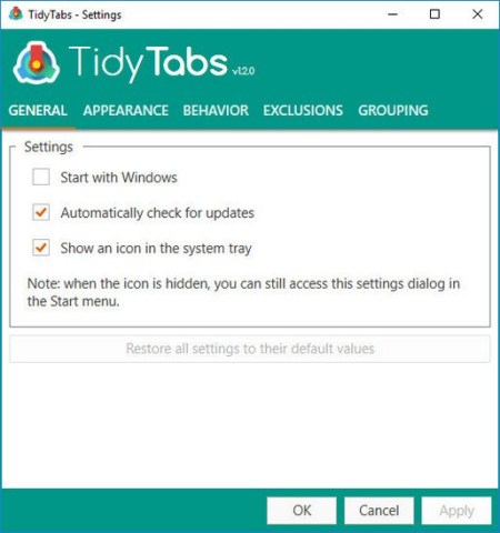 TidyTabs Professional 1.18.5 TidyTabs Professional 1.18.5
