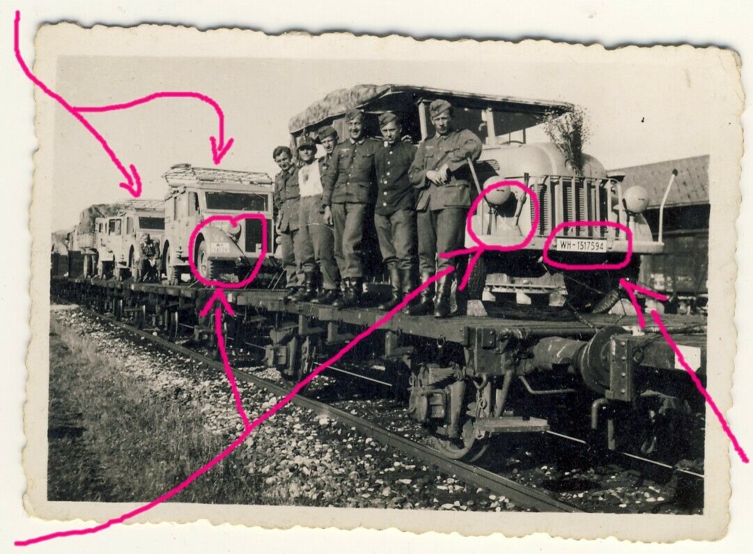 Foto Steyr 1500 A Kübelwagen WH-Kennung Division