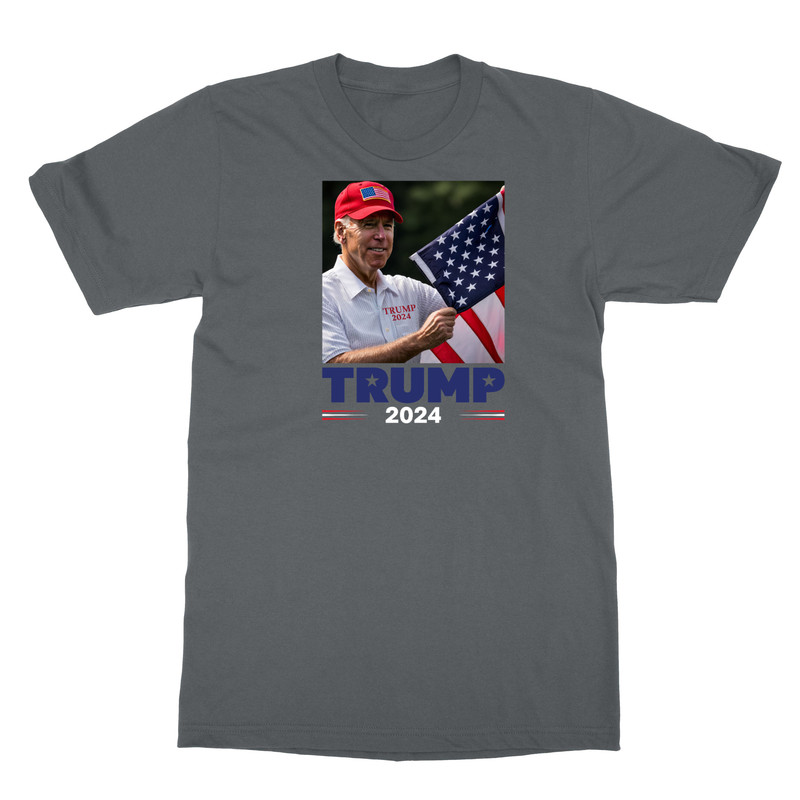 Biden Supports Trump 2024 President Elections Funny Unisex T-Shirt