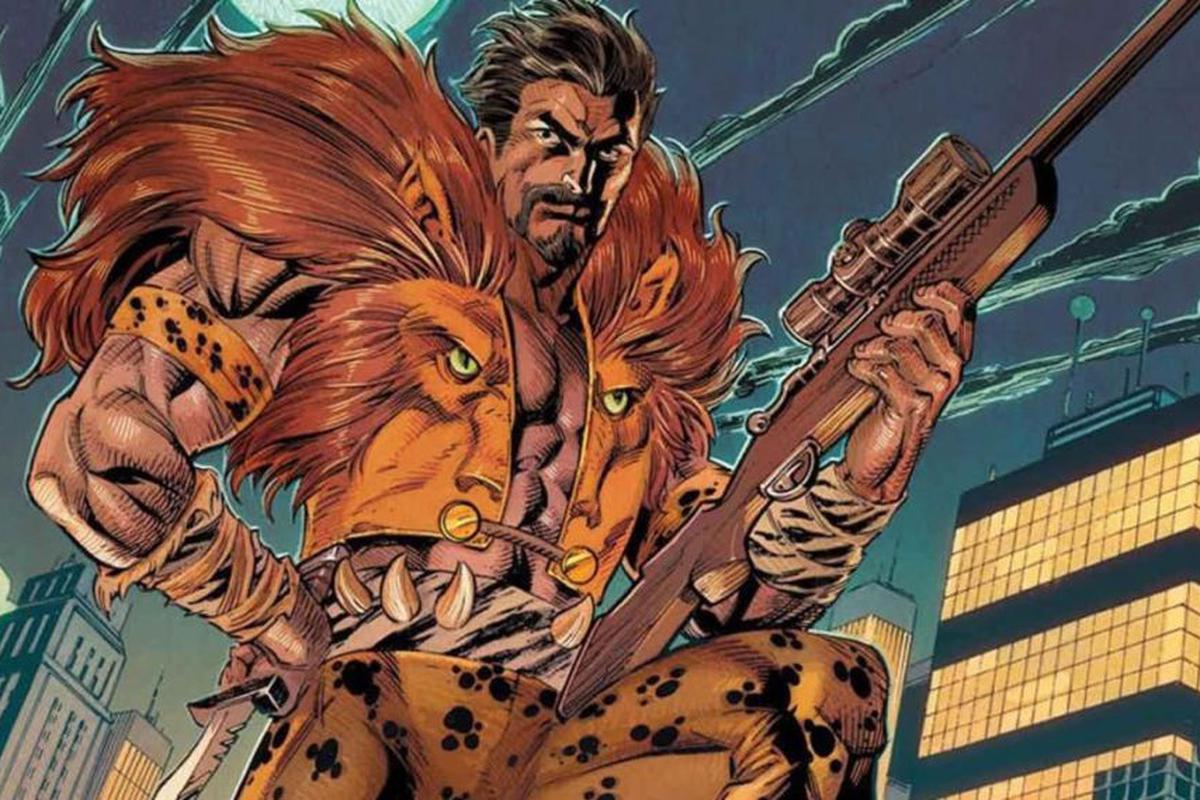 Así luce Aaron Taylor-Johnson durante el rodaje de Kraven the Hunter