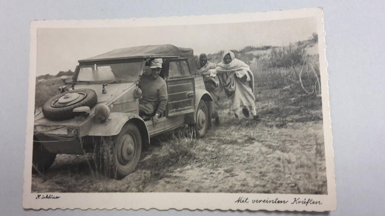 Foto-AK Afrikakorps 2. Weltkrieg H. Schlösser