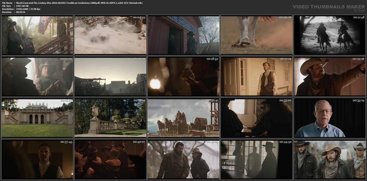 Wyatt.Earp.and.The.Cowboy.War.2024.S01E01.Trouble.in.Tombstone.1080p.NF.WEB-DL.DDP5.1.x264-H72-Viets
