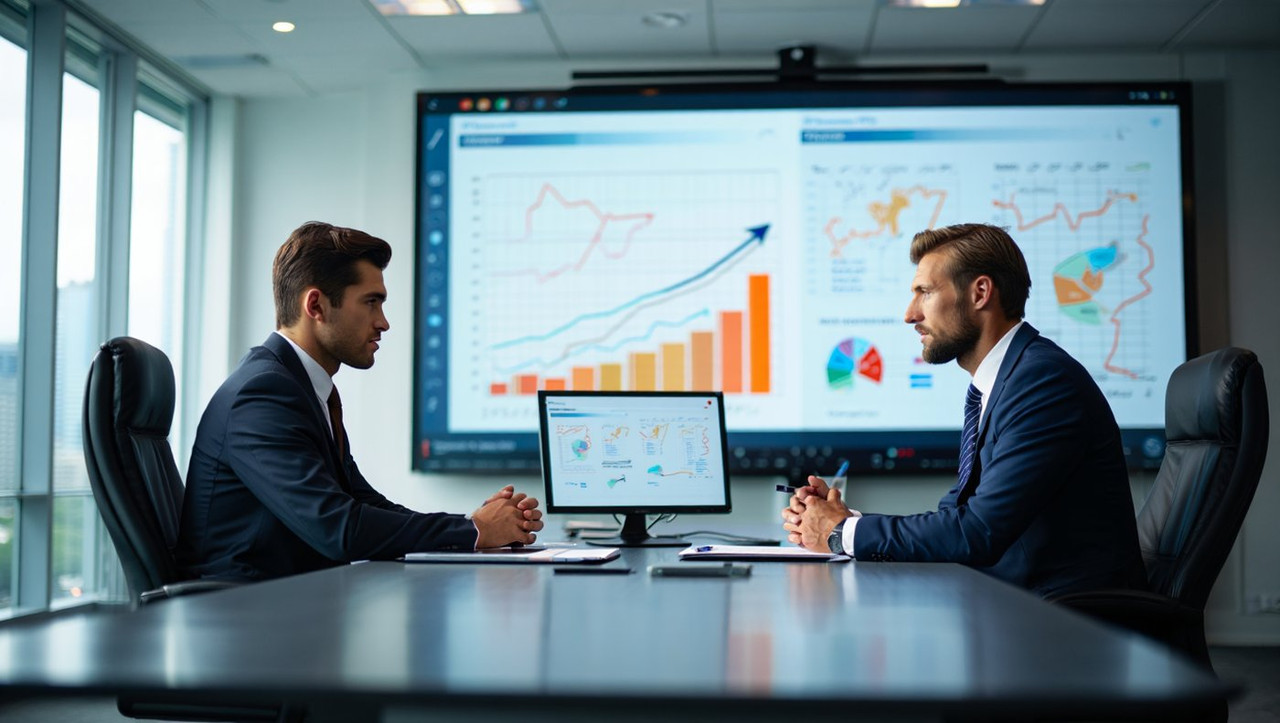 перспективы рынка импорта деловая презентация с графиками роста и торговыми маршрутами