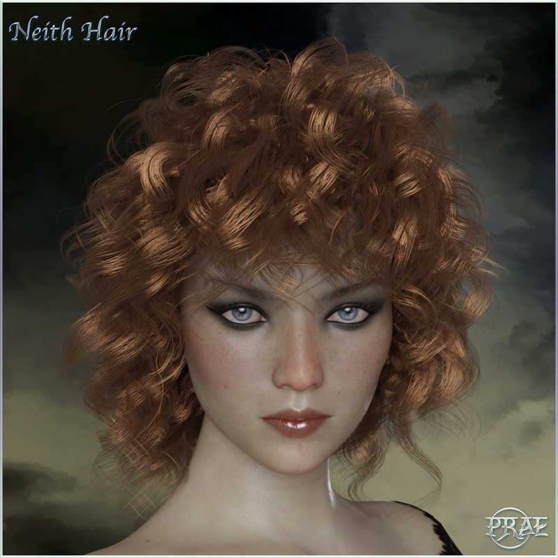 Prae Neith Hair For G3 G8 Daz