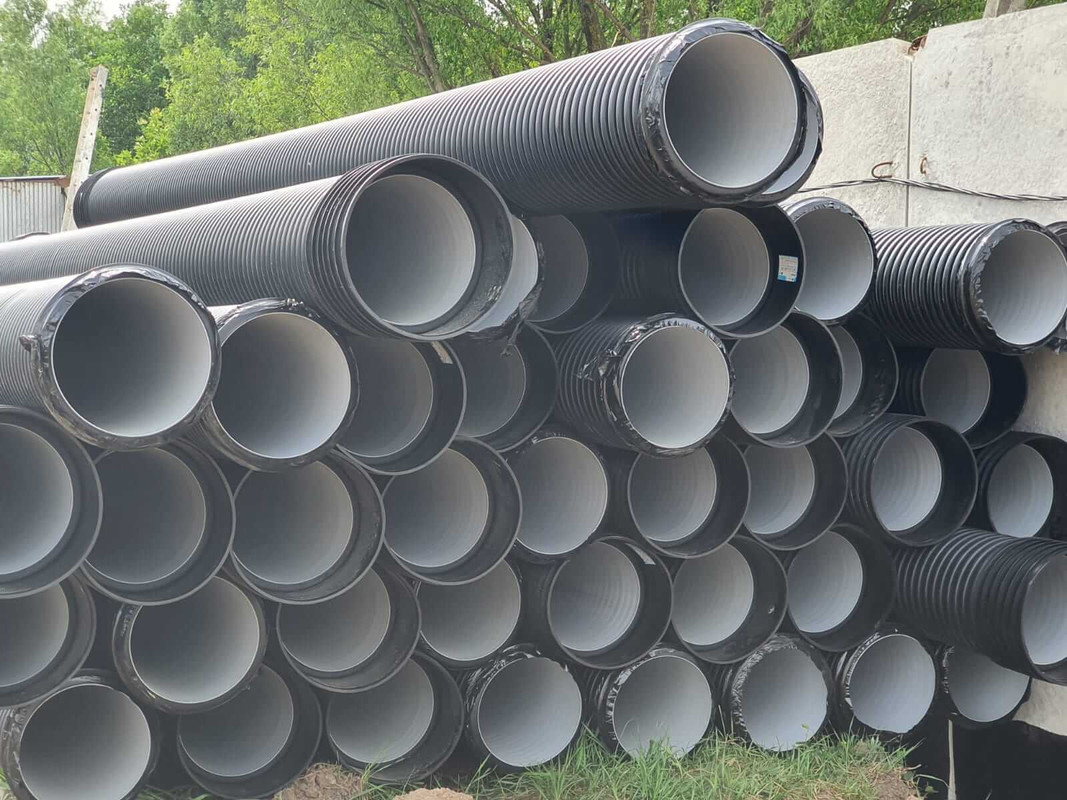 труба гофрированная канализационная