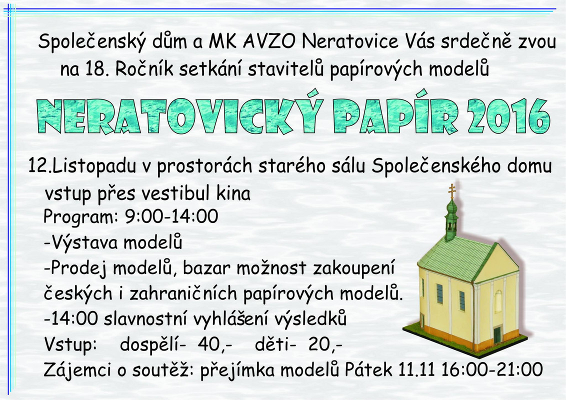 2016 - Neratky plakát