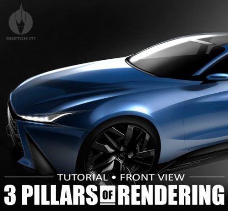 Sketch-It! Automotive Front Quarter Tutorial (Photoshop) Leandro Trovetti