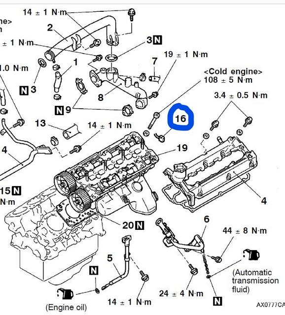 Have I correctly located the cam position sensor? - Pajero 4WD Club of  Victoria Public Forum