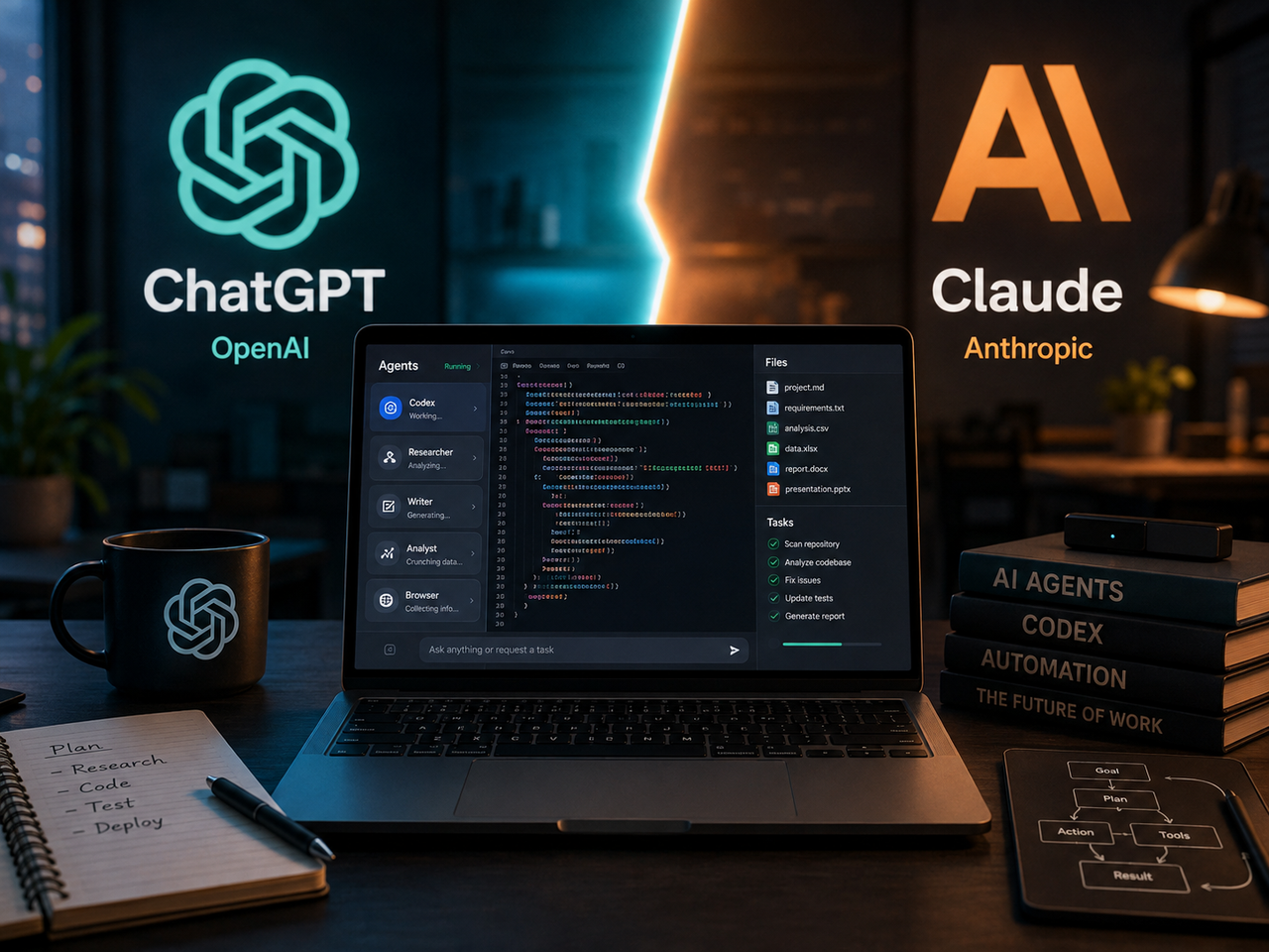 ChatGPT acelera ofensiva com Codex, Drive e GPT-5.6 mas ainda não venceu o Claude em tudo
