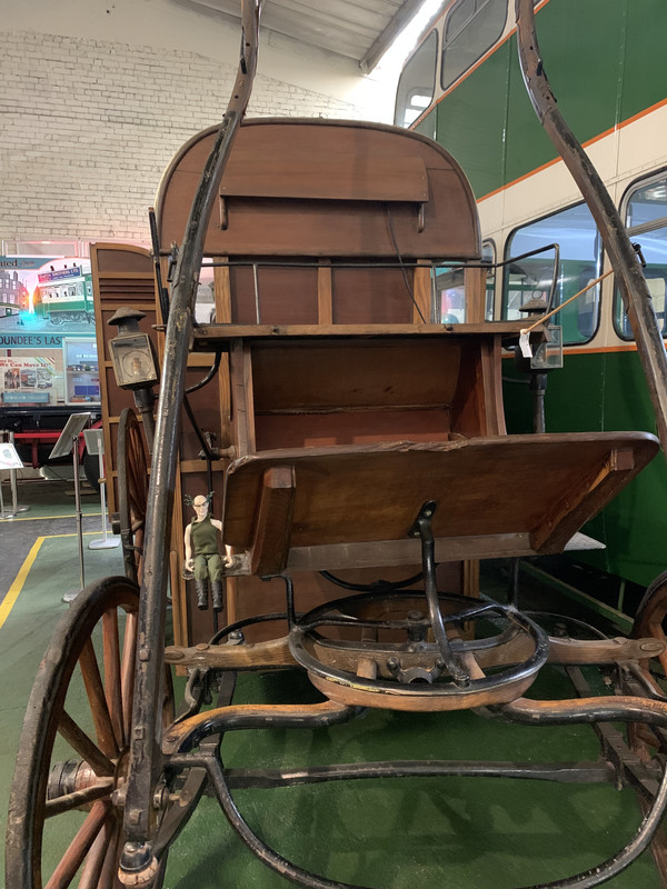 Professor Gangrene visiting dundee transport museum.  B1-B71116-980-E-42-CD-A2-AC-A1-DAE364-A584