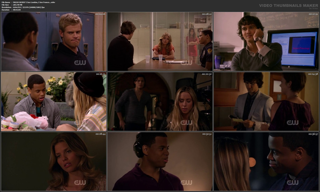 90210 S03E07 I See London, I See France....mkv