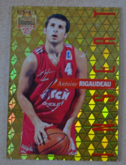 Estimation Carte Panini Antoine Rigaudeau Insert Or 1995 Basketball Trading Cards