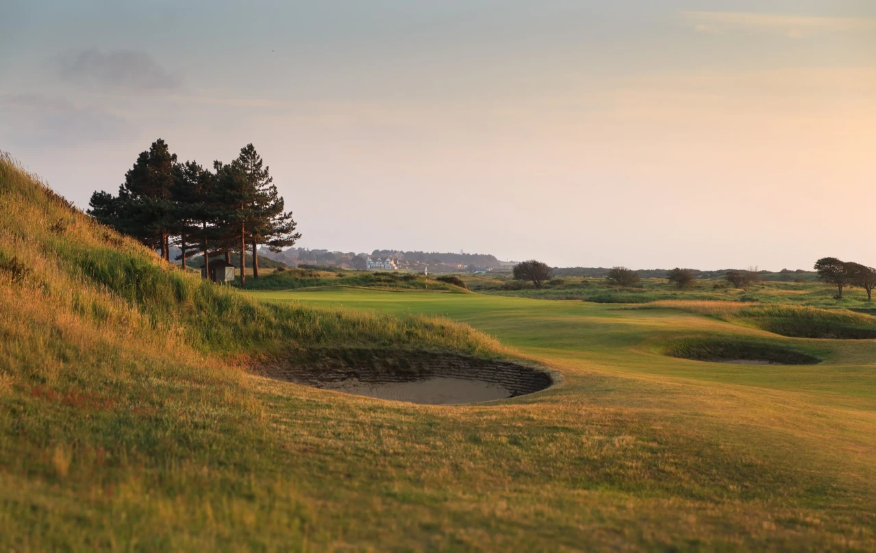 View across the fairways at Hunstanton Golf Club