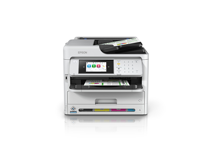 Detalhe do sistema de tinta da Epson WF-C5890