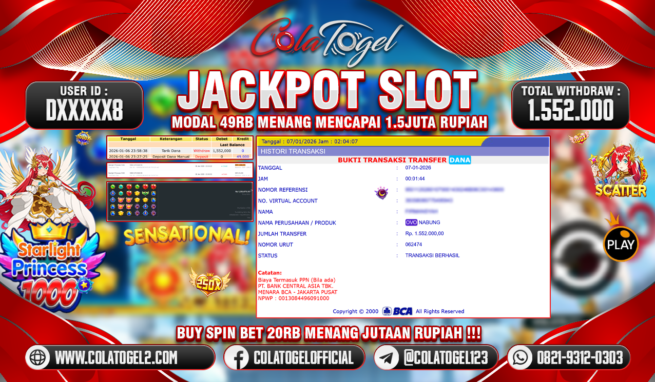 JACKPOT SLOT GACOR!!