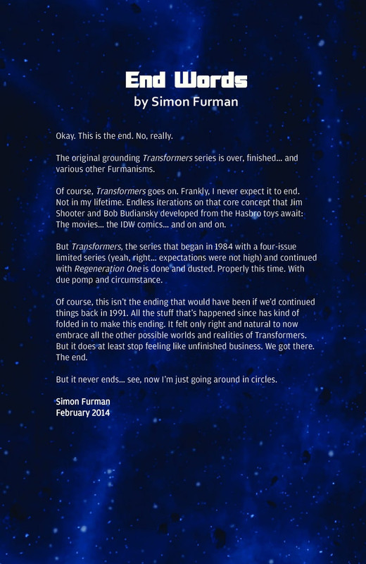 Transformers ReGeneration One 100 Comic Book Pre