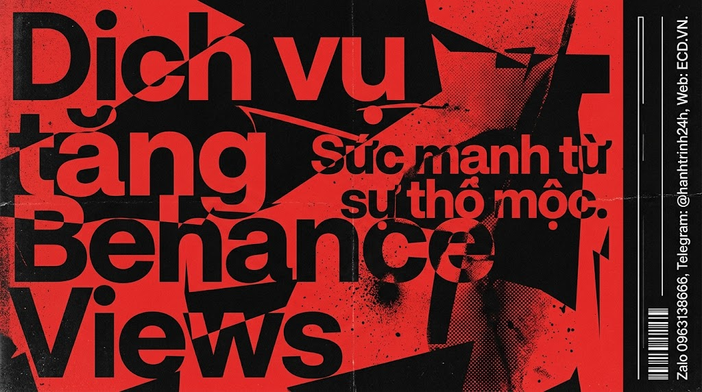 dịch vụ tăng behance views organic behance adobe