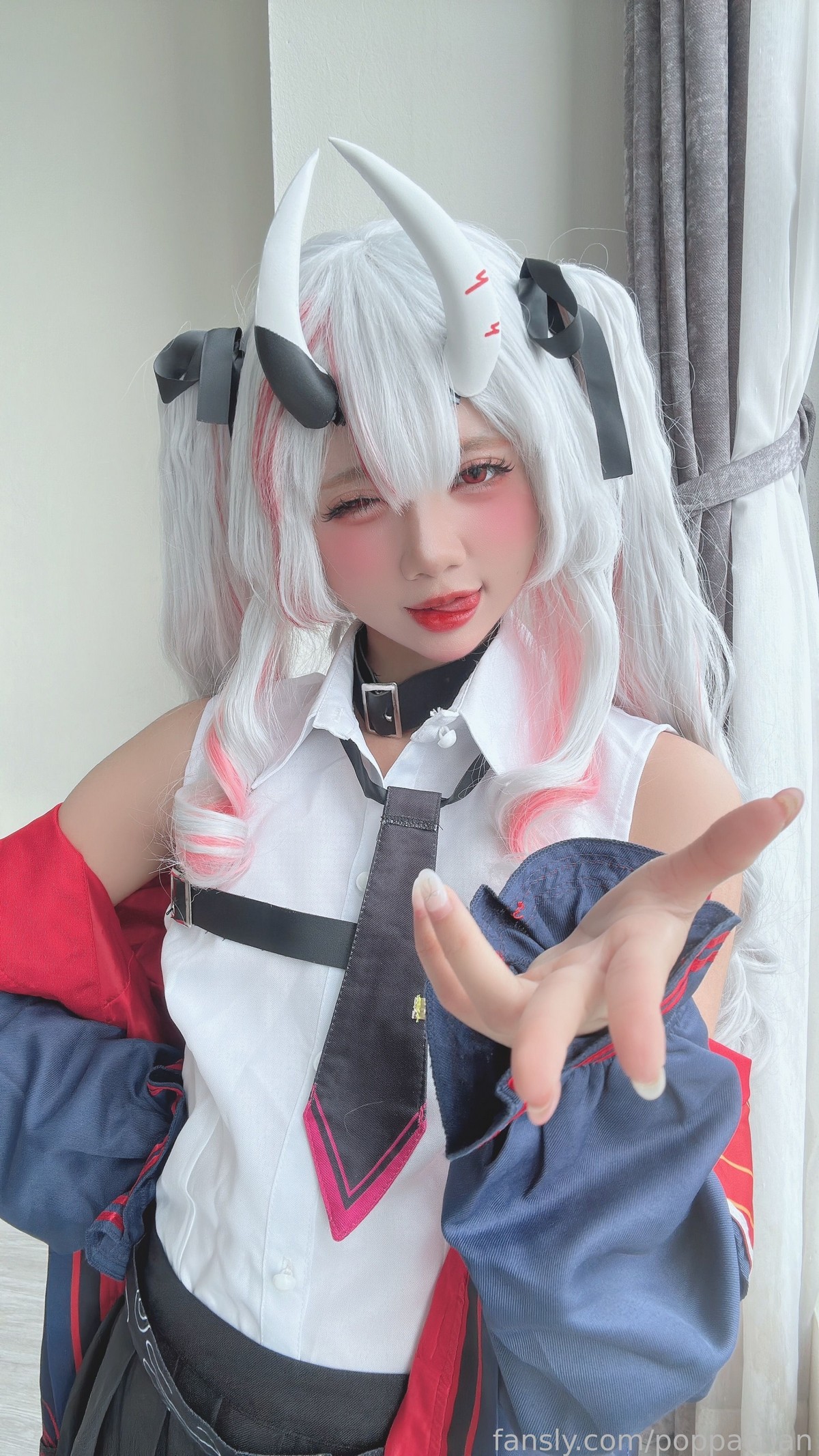 PoppaChan Nakiri Ayame Cosplay (Hololive) – 19 Photos 198MB插图3