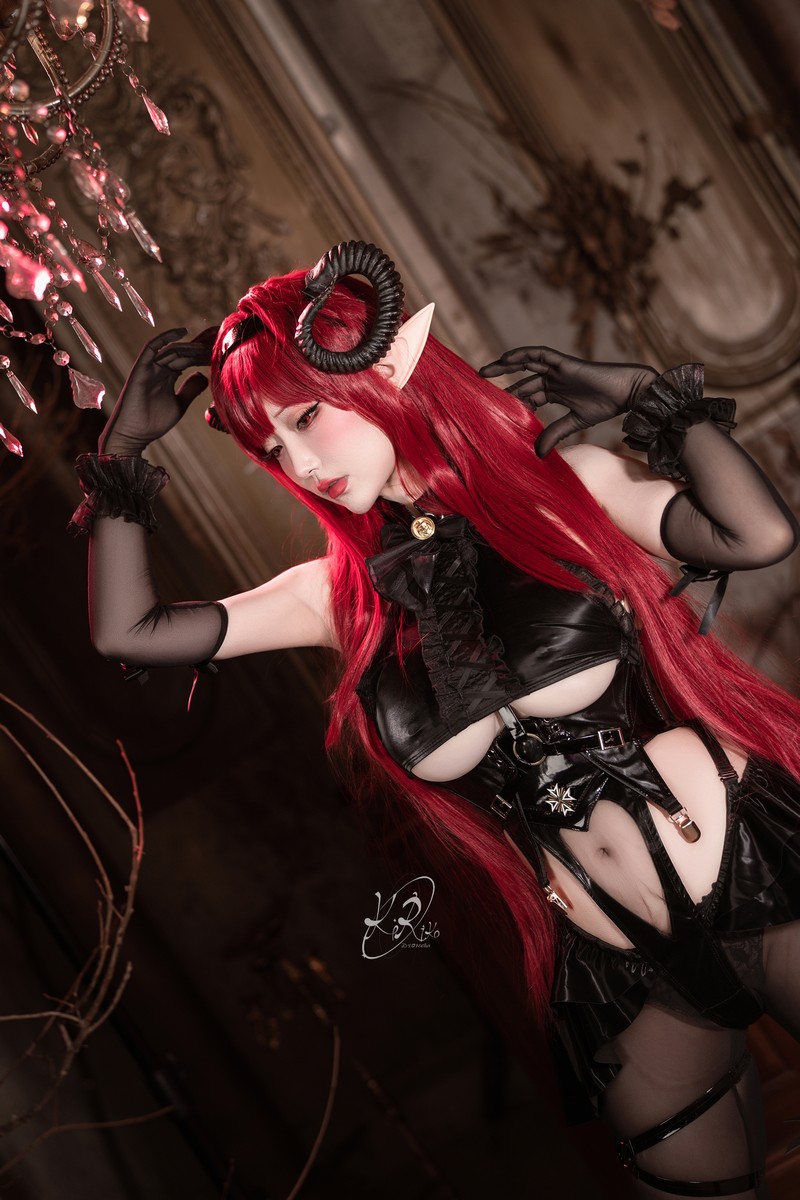 切切Celia 兴登堡 Hindenburg Cosplay Azur Lane 写真 38P插图1