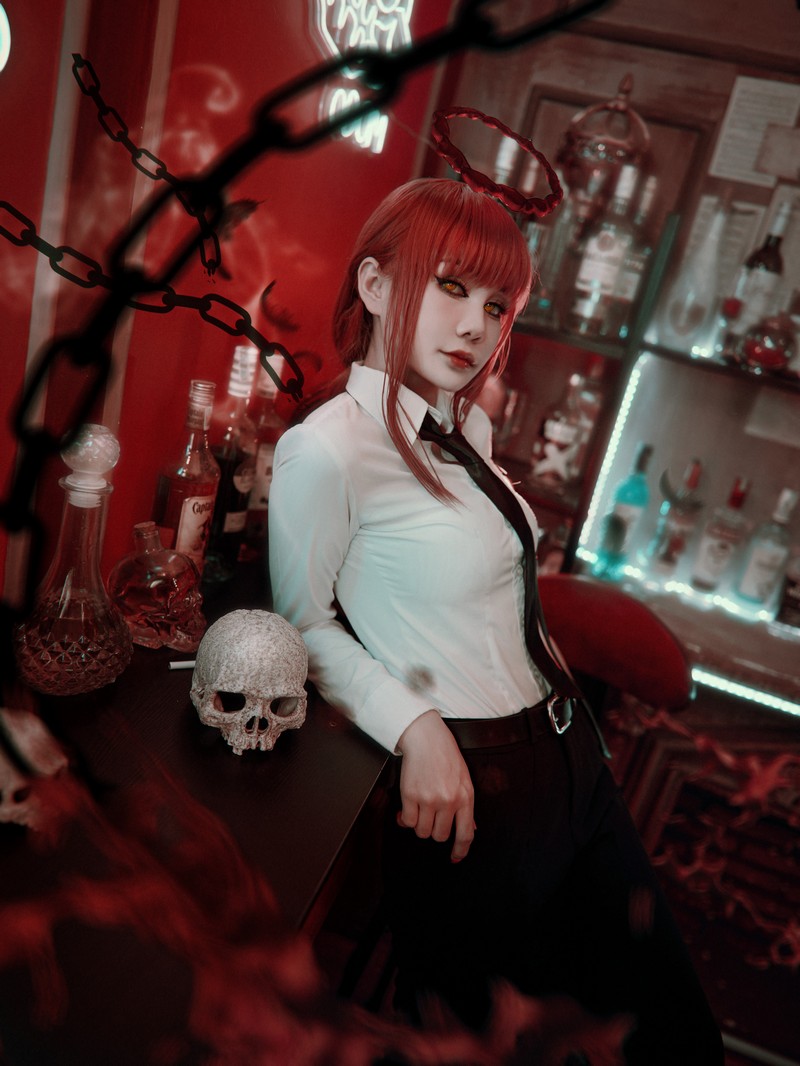 Joyce Lin2x Makima Cosplay Chainsaw Man 写真 47P插图6