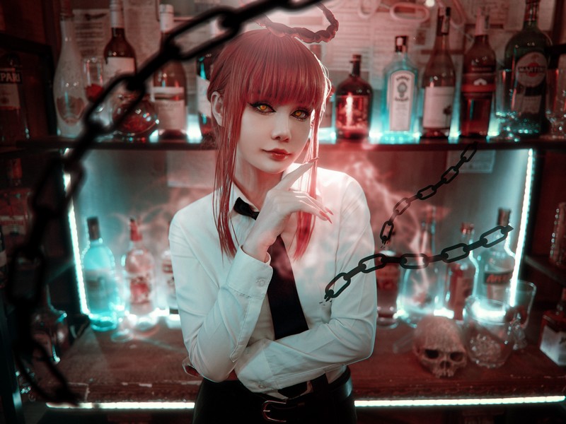 Joyce Lin2x Makima Cosplay Chainsaw Man 写真 47P插图1
