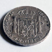 8 Reales 1809. Fernando VII. México HJ Busto imaginario. Dedicada a 10 pfennig y Gobierno Provisional PAS5125