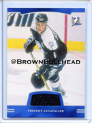 2002-03 BAP First Edition Jerseys #FE-043 [Vincent Lecavalier] [Tampa Bay Lightning] [~100] [swatch=