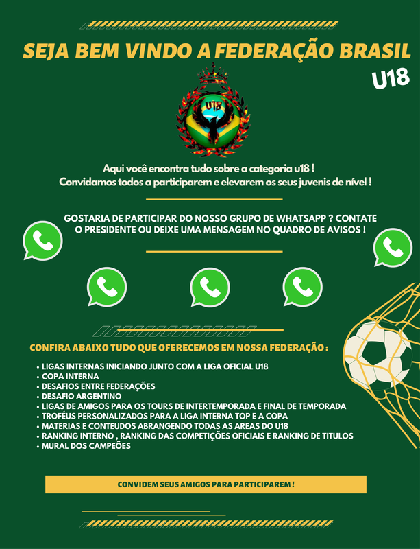 Federação Brasil U18 - Apresentação 1