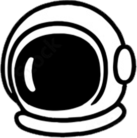 Astronaut Helmet (Colored)