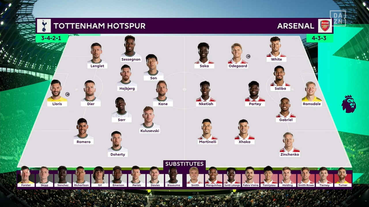 Premier League 2022/2023 - J20 - Tottenham Vs. Arsenal (1080p) (Castellano) 1