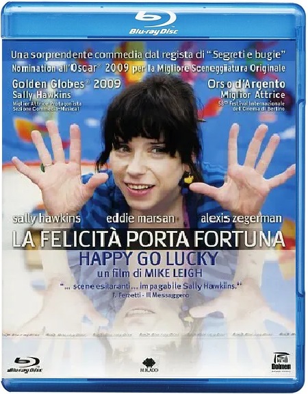 La felicità porta fortuna - Happy Go Lucky (2008) mkv FullHD 1080p DTS+AC3 ITA ENG Sub