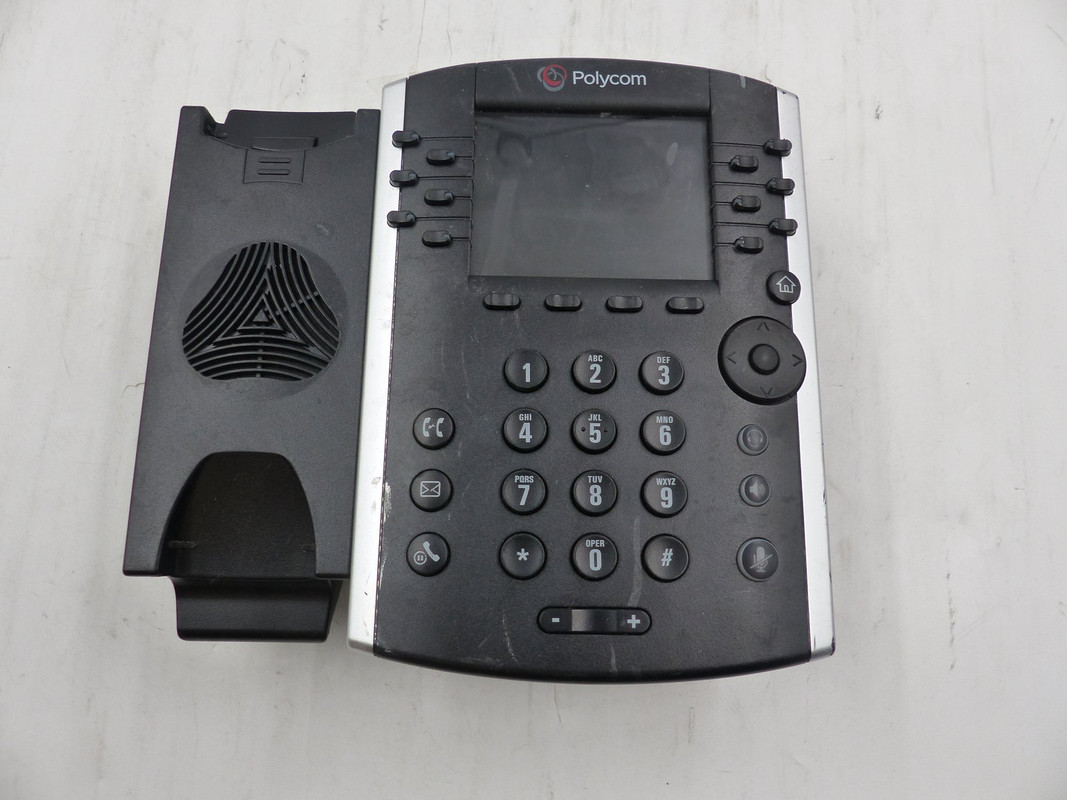 POLYCOM 2201-48450-001 VVX411 POE 12-LINE COLOR IP GIGABIT PHONES