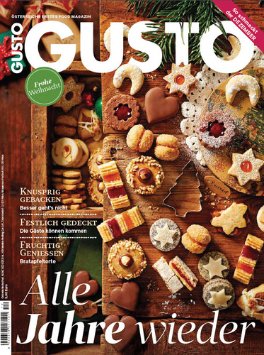Cover: Gusto Magazin einfach gut kochen No 12 Dezember 2022
