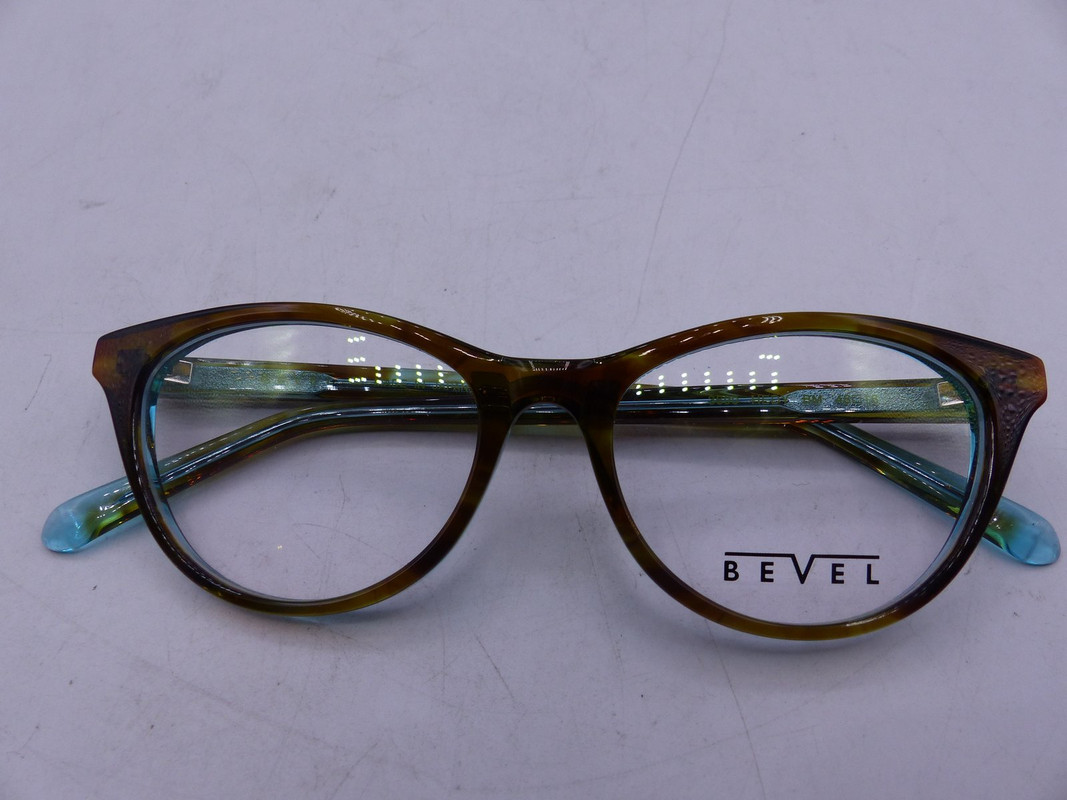 BEVEL 3690 HEDY BROWN MINT WOMENS EYEGLASSES FRAMES SIZE 48-16-135