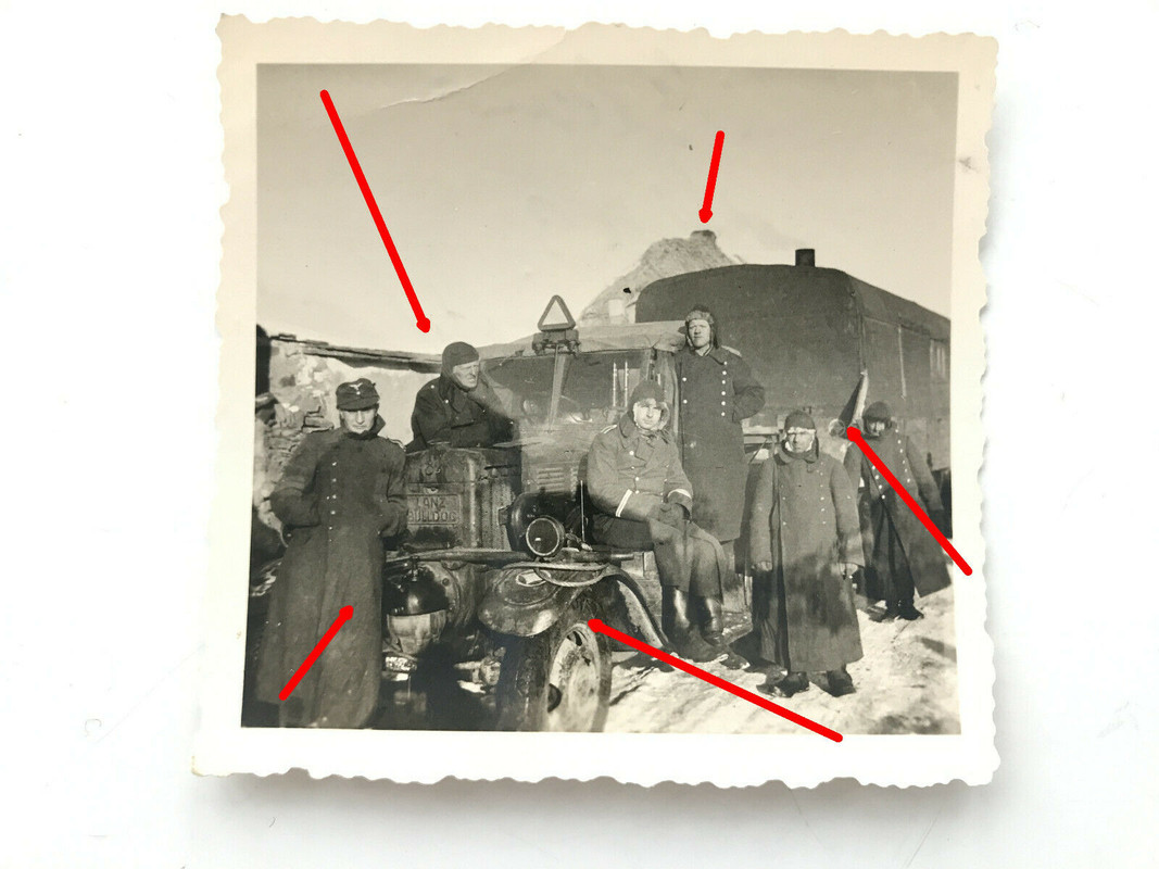 Foto Rußland, Lanz Bulldog HR 9 Schlepper mit Maling,