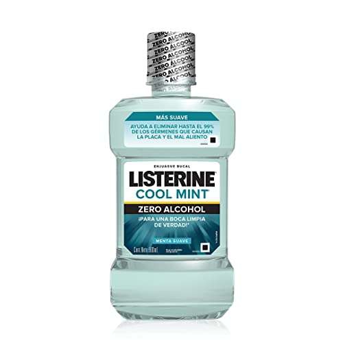 Amazon Enjuague Bucal Listerine Cool Mint Zero Alcohol 500 ml 
