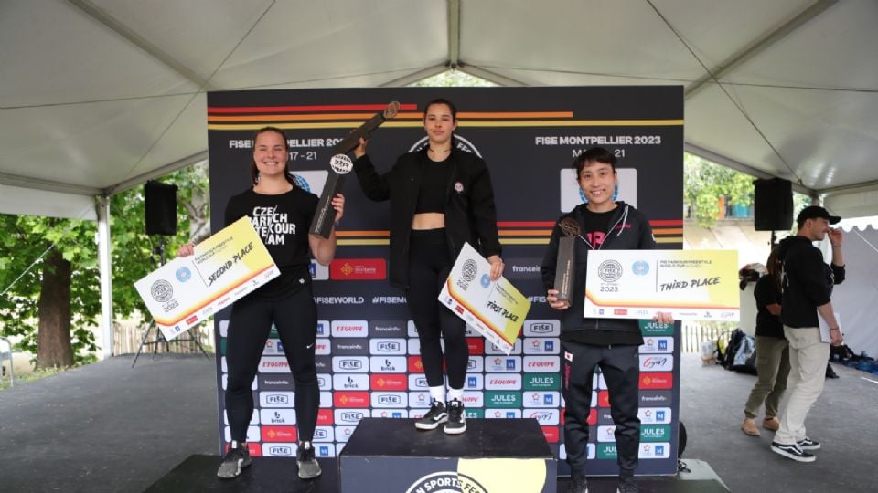 ¿Quién es Ella Bucio, la atleta mexicana que se colgó un nuevo oro en la Copa del Mundo de Parkour?