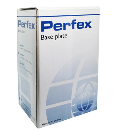 PLACA BASE SUPERIOR PERFEX CAJA x 100 U