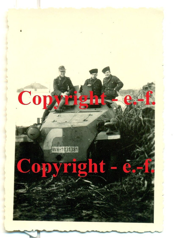 FOTO - SdKfz - SCHÜTZENPANZER - WAPPEN RHODOS - 
