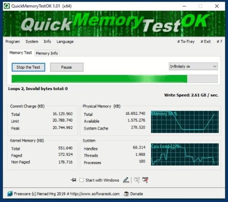 QuickMemoryTestOK 4.11