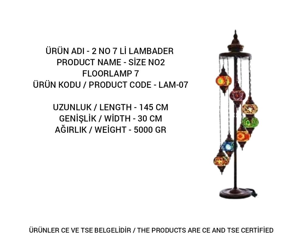 LAM-07 mosaic lamp