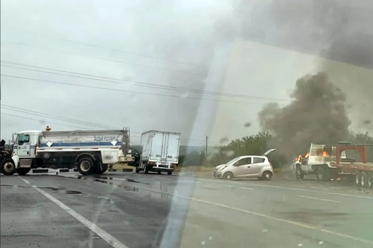 Policía de Nuevo León logra repeler a convoy proveniente de Tamaulipas