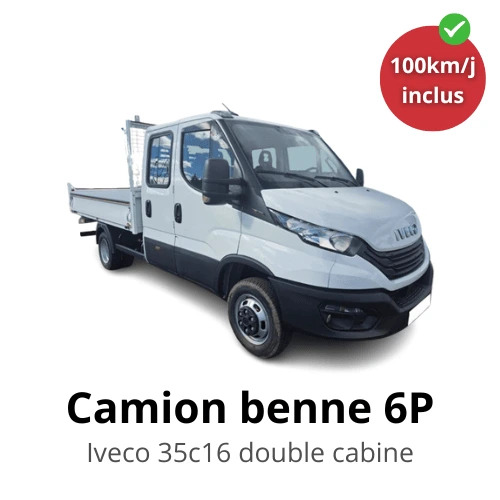 location benne 6 places