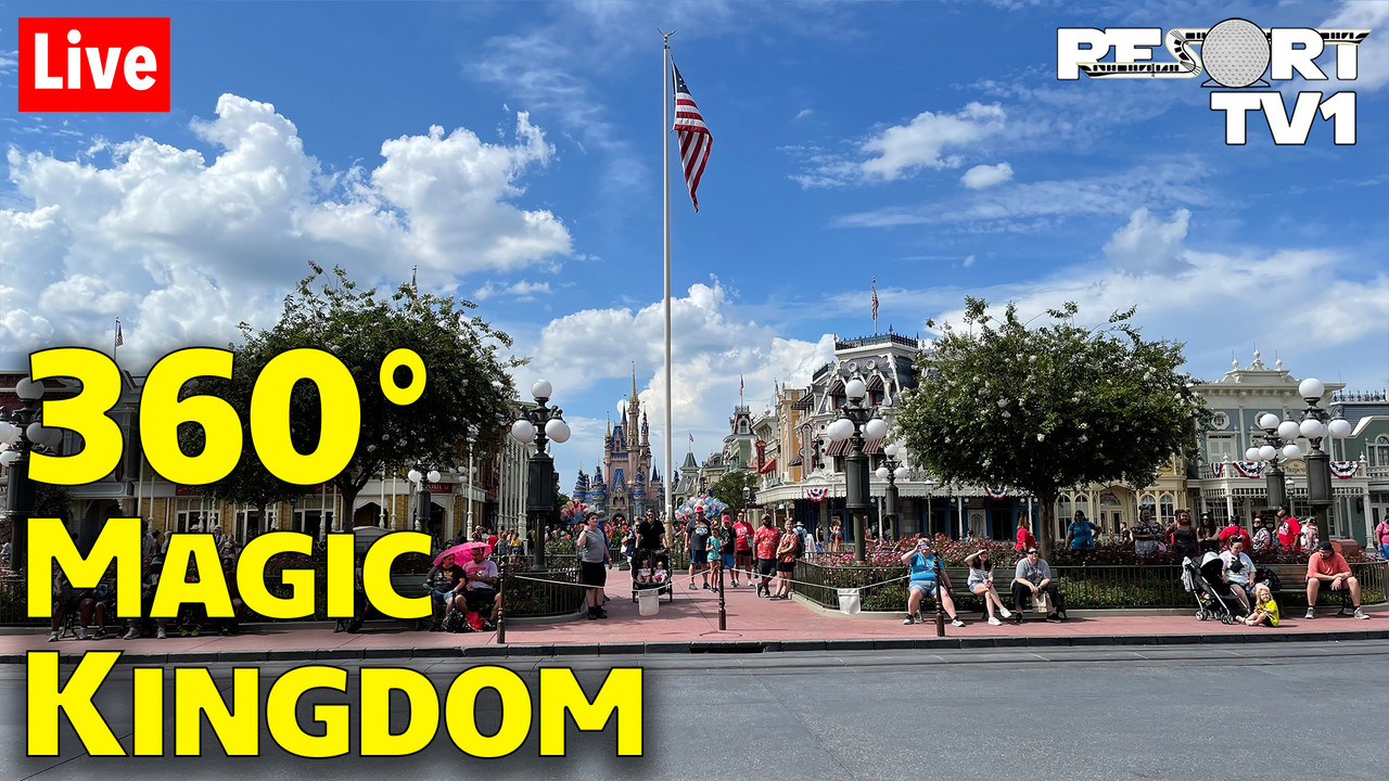 4K 360 Magic Kingdom Live Stream