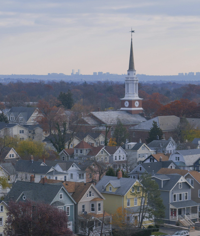 Montclair New Jersey neighborhood view