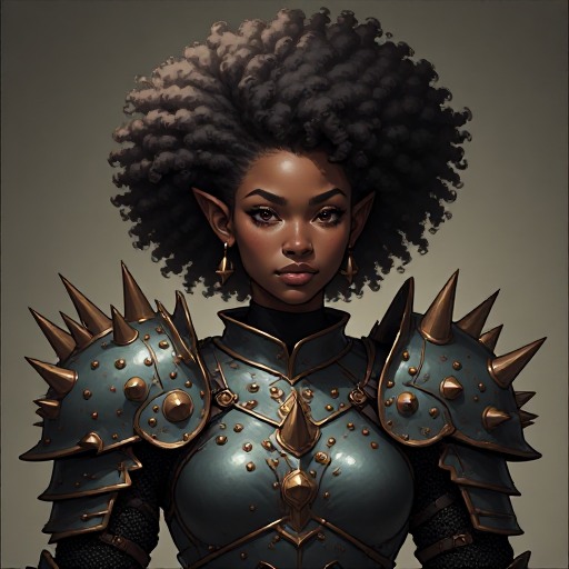 Elegant-Afro-Dark-elf-wearing-(2)