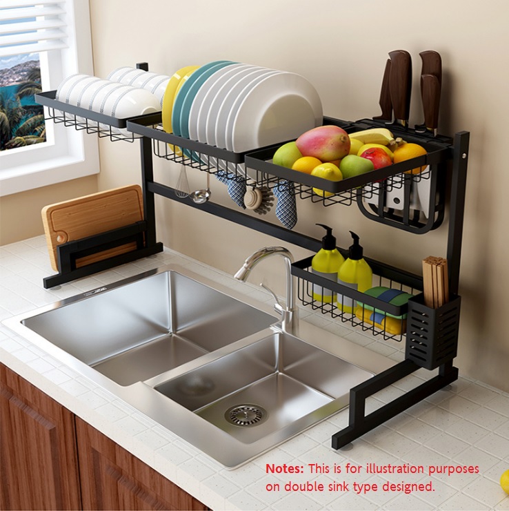 osuki kitchen dish rack sink top