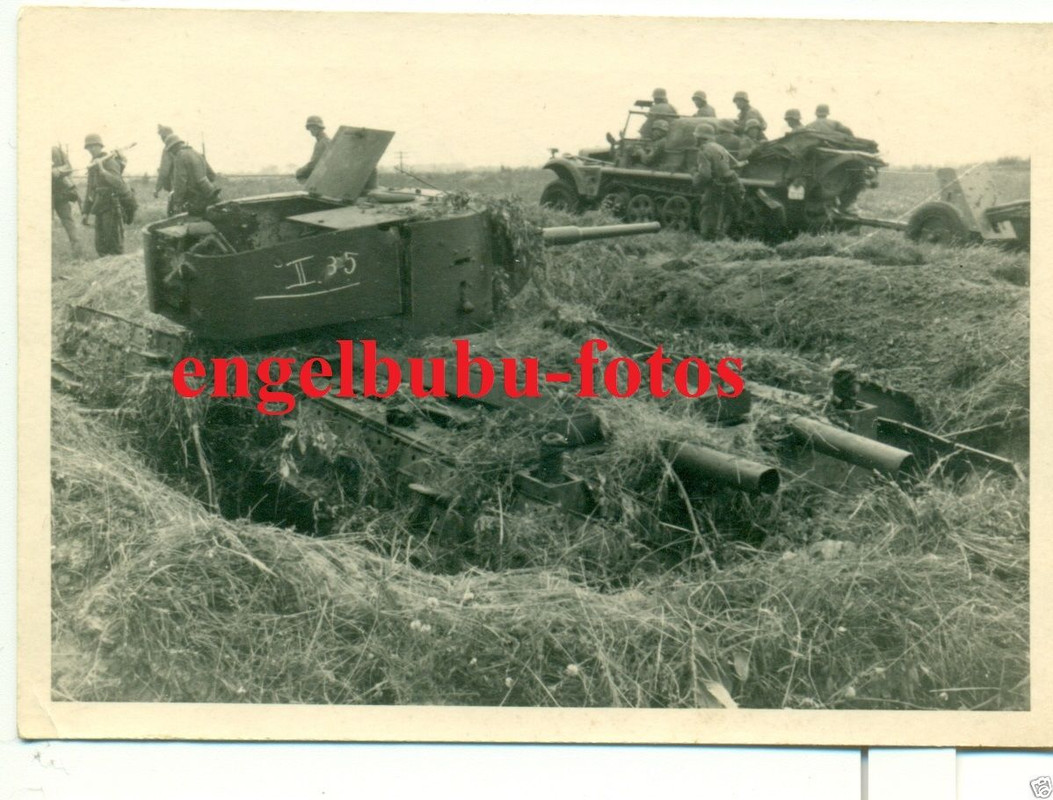 Rußland-Feldzug - Durchbruch STALIN-LINIE - PANZ