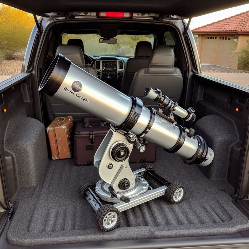 telescopio todoterreno seg�n creaci�n por la IA